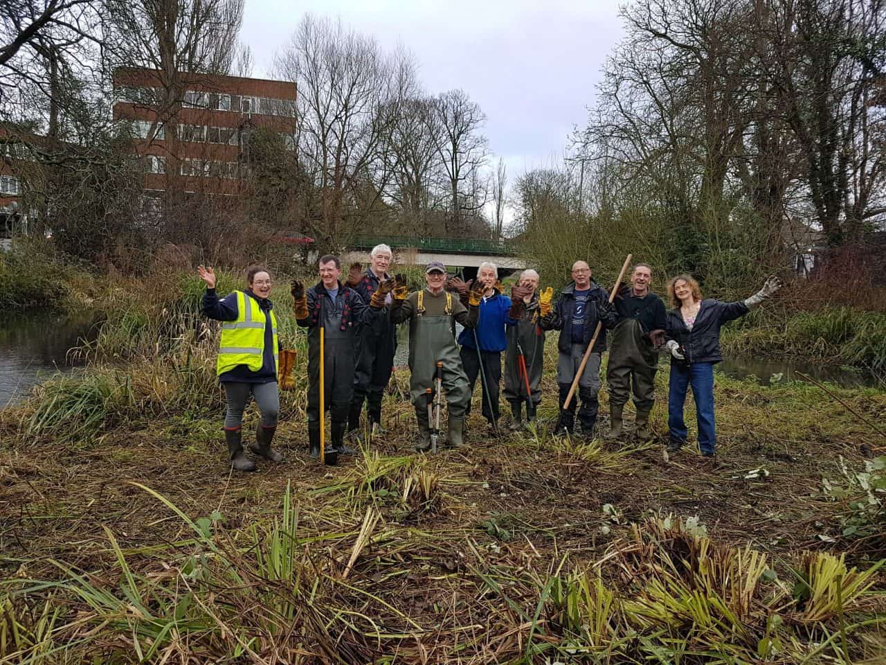 Habitat management with the South East Rivers Trust
