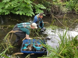 Wandle river cleanup