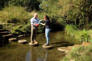 Water quality testing on the Hogsmill