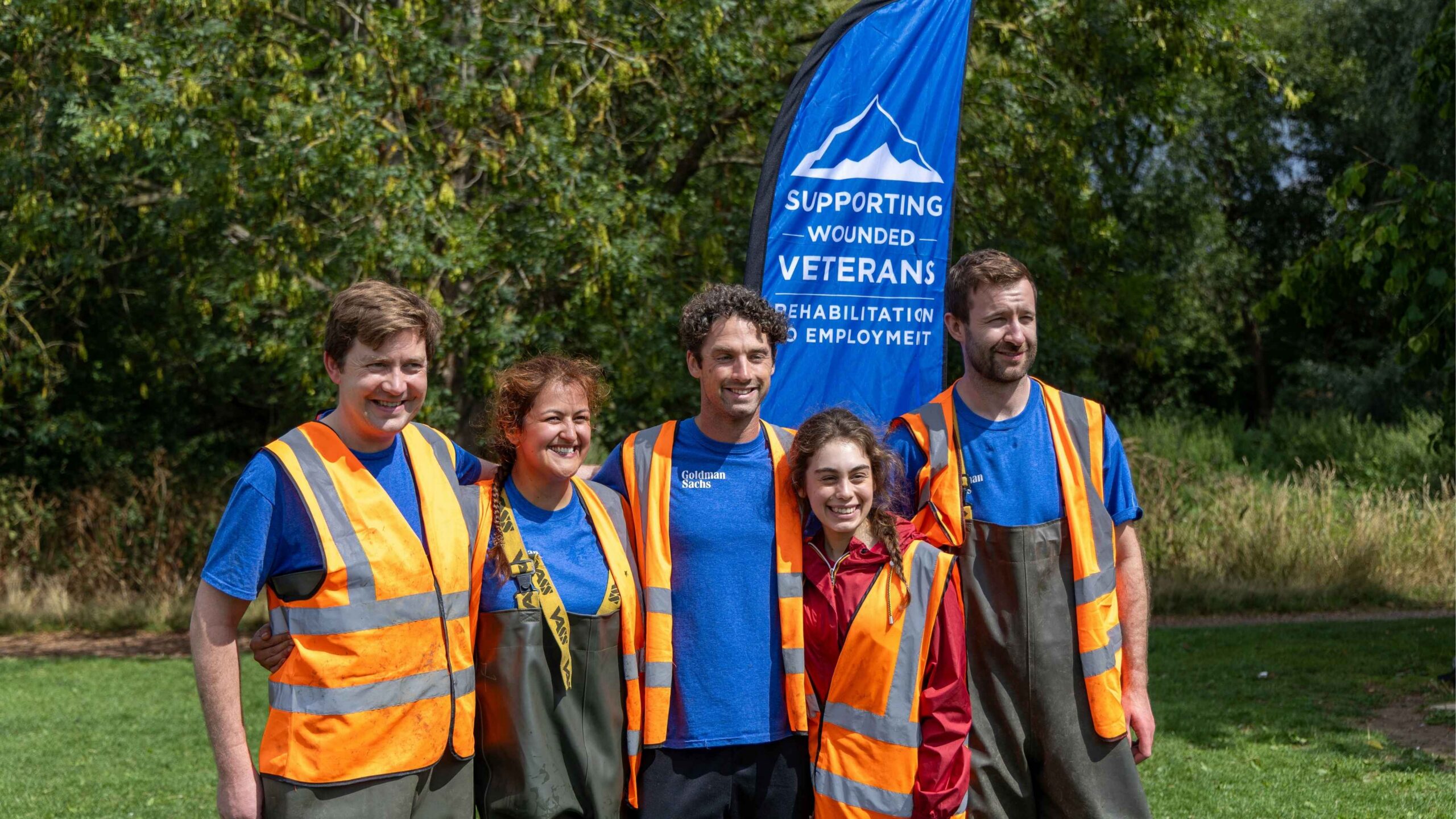 Supporting wounded veterans volunteers